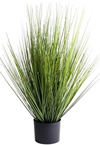 Nova-Nature künstliches Grasarrangement King Festuca im schwarzen Kunststofftopf (grün)