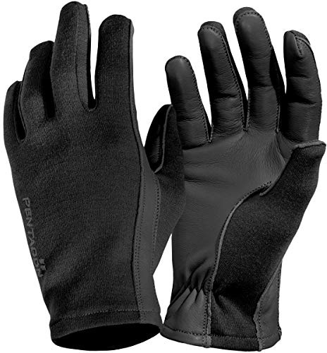 Pentagon Pilotenhandschuh Nomex Kurz (Schwarz, S)