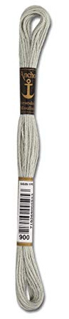 Anchor Sticktwist 1x Farbe 900 - Platin