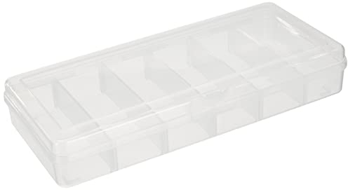 Rayher 39215000 Perlen Sortier-/Multifunktionsbox, Aufbewahrung für bis zu 42 Perlendöschen, 26,7 cm x 12,2 cm x 4,7 cm