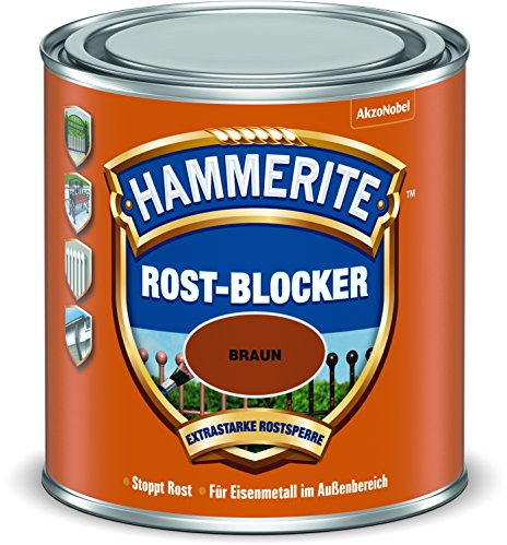 Hammerite Rost-Blocker, Spezial-Rostschutzgrundierung für alle blanken und angerosteten Eisenmetalle, 500 ml