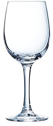 Chef&Sommelier - Lot de 6 Verres à Pied Cabernet Tulipe en Cristallin - Verres de Dégustation Sobres et Élégants - Résistance Hors Norme - Transparence Absolue - Verres à Vins et Portos de 19 cl