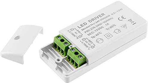 ChiliTec LED Trafo Netzteil 12V 12Watt Eckig Transformator 230V auf 12 V für LED Beleuchtung Innenbeleuchtung