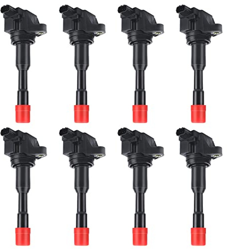 DRIVESTAR 8PCS Ignition Coil Pack Front 2003 2004 2005 2006 2007 2008 2009 2010 2011 for Honda Civic Hybrid 1.3L Ignition Coils UF374 C1408 5C1405