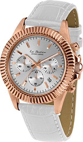 Jacques Lemans Unisex-Armbanduhr La Passion Analog Quarz Leder LP-111C