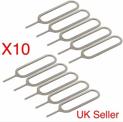 Smart@ 10 X Sim Ejector Card Removal Tray Pin Opener Tool For iPhone 4S 5 5S 6,6s iPad