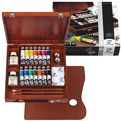 CREATIV DISCOUNT NEU Van Gogh Ölfarbe Malkasten INSPIRATION,14x40ml