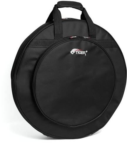 Tiger DGB21-BK - Funda para platillos (21) | Con Separadores y Correas Traseras