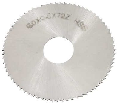 sourcing map Sägeblatt für Einstreichsäge, Außendurchmesser: 60 mm; Stärke: 0,5 mm, 72 Zähne, HSS de