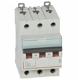 407833 Disjoncteur Triphasé 40a - 3p Courbe C - 6/10ka - à Vis - Legrand Dx3