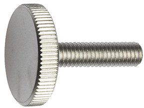 Rändelschraube M6x20 (DIN 653). Edelstahl, rostfrei