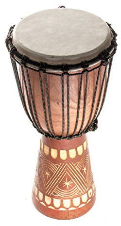 Djembe Trommel Bongo Drum Handtrommel Buschtrommel Percussion Kinder Fair Trade 30cm