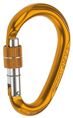Camp USA HMS Compact Lock Carabiner Orange One Size