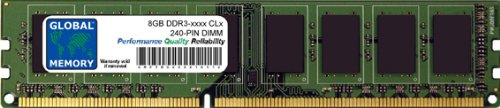 8GB DDR3 1333/1600/1866MHz 240-PIN DIMM MINNE RAM FÖR PC-DATORER/MOTORBOARDS