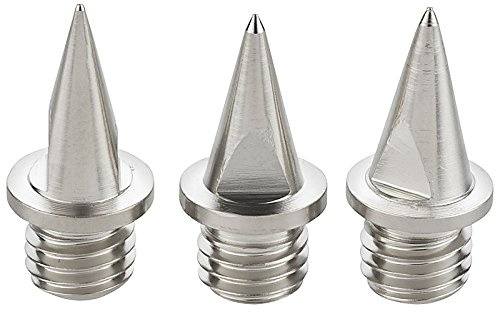LAUFSTOFF Pines de repuesto para pista de pista de pista de pista de pista de pista de pista de pista de 2 a 18 mm, para pirámide, aguja, cilindro, 14 a 500 unidades, para pista de tartán, cross y
