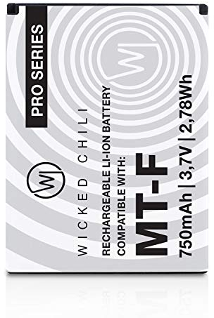 Wicked Chili Akku kompatibel mit AVM Fritz!Fon C5 / C4 / M2 / MT-F/Motorola MOTOFONE F3 / EM325 / M325 / EM25 - Ersatz-Akku für: AVM 312BAT016, 312BAT006, 312BAT006CS-FVM446CL - 750mAh Li-Ion
