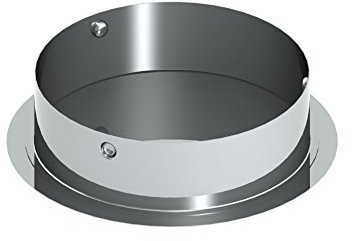 Schornstein - Blinddeckel für Wandfutter, 225mm Durchmesser, 0,6mm Wandstärke, Edelstahl