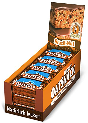 Davina Energy OatSnack, Müsli Riegel von Hand gemacht, Brazil-Nut, 30 x 65 g, 1er Pack (1 x 1.95 kg)