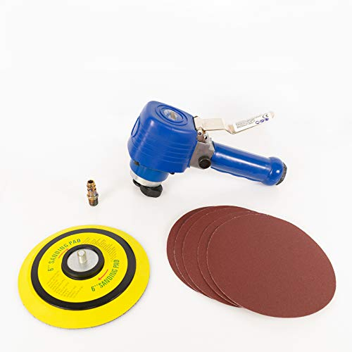 Mauk Druckluft Schleifer Exzenterschleifer Schleifmaschine Multischleifer inkl. 5 Scheiben