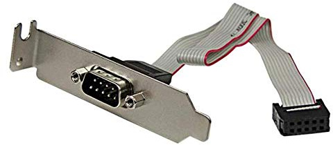 StarTech.Com PLATE9MLP 9-polig seriell Stecker auf 10-polig Mainboard Header LP Slotblech