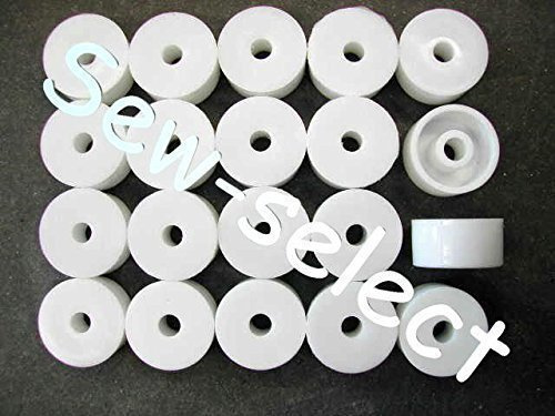 Penbrice Interiors Curtain Track Fixing Spacers, 20 Count | Blind Track Fixing Washers, Discs
