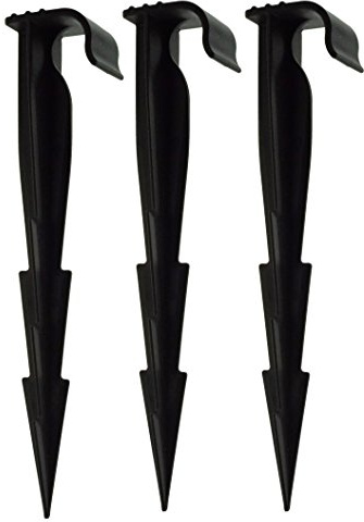 Ground securing Barbed pegs for seep Hose,Soaker Hose,drip line,Weeping Pipe/Garden hosepipe/Garden Irrigation Hose Any 16mm ouside Diameter Pipe(Pack of 50)