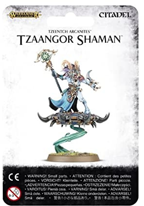 Games Workshop Warhammer AoS & 40k Tzeentch Arcanites Tzaangor Shaman 99070201021 Negro