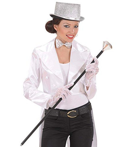 W WIDMANN MILANO Party Fashion - Rubinstock mit Blinklicht, 88 cm, Spazierstock, Kostüm Accessoire