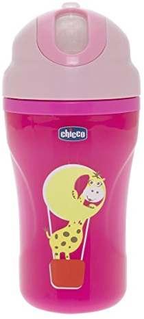 Chicco 00006825120000 Insulated Cup Tazza, Rosa/Blu, 266ml, 18m