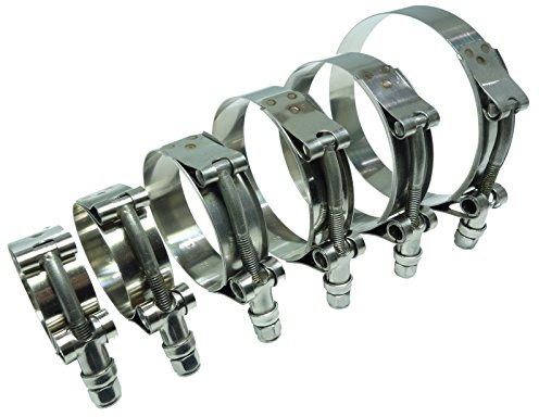 20 Stück SCHLAUCHSCHELLE EDELSTAHL-SCHELLE W4 Ø 37-42mm Edelstahl INOX V2A 1.4301 rostfrei | GRÖSSEN 31-113mm & 1/10/20/50/100er Pack | T-Bolzen Spannbacken Gelenkbolzenschelle Rohrschelle TOP