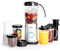 VonShef Blender, Juicer & Grinder - 4 in 1 Multi-Functional, 17 Piece Set with 2 Speed Settings and Pulse Function Ideal for Crushing Ice, Making Smoothies, Protein Shakes and More 220W