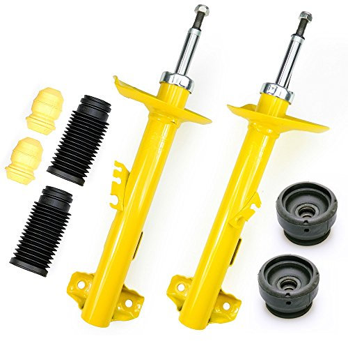 2X SPORT-STOßDÄMPFER GASDRUCK SPORTDÄMPFER VORNE + DOMLAGER + STAUBSCHUTZ FÜR AUDI 50 POLO 86C