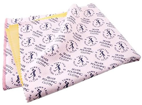 Town Talk Dual Silver Polishing Cloth- 30 x 45 cm