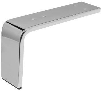 SOTECH Möbelfuß Chrom 130 x 235 x 60 mm Schrankfuß Polsterfuß