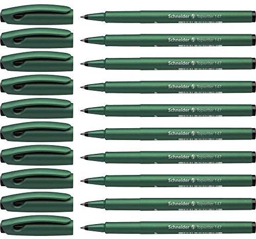 Schneider Topwriter 147 Schreibgeräte Faserschreiber (0,6 mm) 10er Packung schwarz