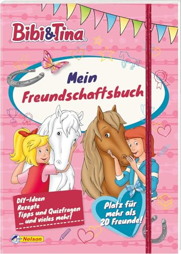 Bibi & Tina: Mein Freundschaftsbuch: Eintragbuch für alle Freundinnen und Freunde | Mit DIY-Ideen, Rezepten, Tipps und Quizfragen (Bibi & Tina: Freunde für immer!)