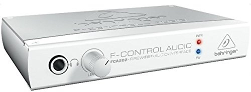 BEHRINGER FCA202 F-CONTROL AUDIO INTERFACCIA FIREWIRE 2 IN 2 OUT SCHEDA 24 BIT 96 KHZ + 2 CAVI + SOFTWARE DAW SOTTOCOSTO