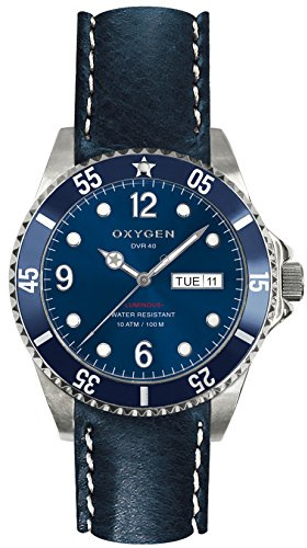 University Sports Press EX-D-ATL-40-CL-NA - Reloj de Cuarzo Unisex, Correa de Cuero Color Azul