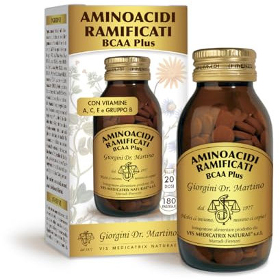 AMINOACIDI RAMIFICATI BCAA PLUS 180 PASTIGLIE