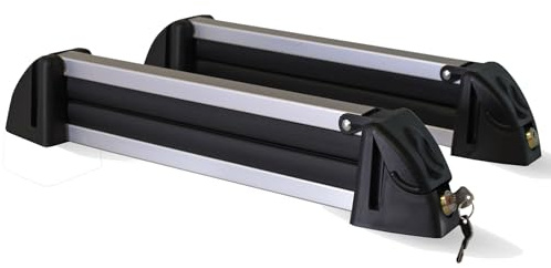 VDP Skiträger Aluminium für bis zu 4 Paar kompatibel mit Carvingski Träger