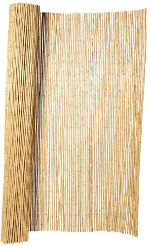 Hiss Reet® Bambus Sichtschutz, Bambusmatte I Perfekter Windschutz & Sichtschutz für Balkon, Zaun & Garten I Verschiedene Größen (100 x 300 cm)