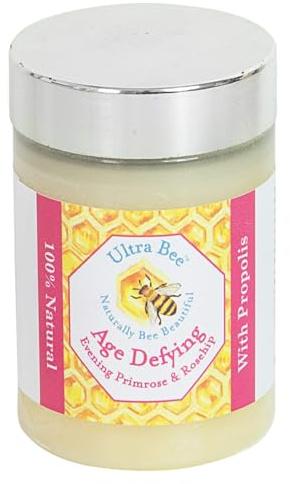 Ultra Bee 100% Natural Age Defying Face Moisturiser - Evening Primrose, Rosehip, Jojoba