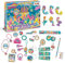 CRAZE 24713 Adventskalender Rainbow Mermaid Weihnachtskalender Meerjungfrau für Mädchen Jungen Spielzeugkalender 2023, kreative Inhalte, Tolle Überraschungen