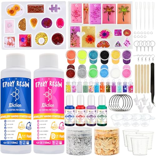 JDiction Kit de résine époxy pour débutants