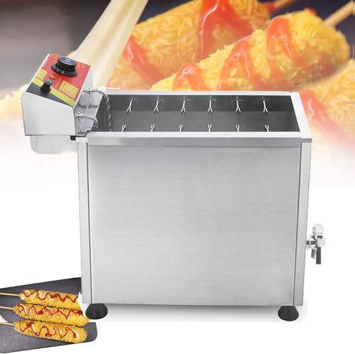 Käse-Hot-Dog-Stickmaschine Wurstbratgerät, Corn-Dog-Fritteuse für Hot Dogs am Griff, Käsesticks, für Restaurant, Heimküche