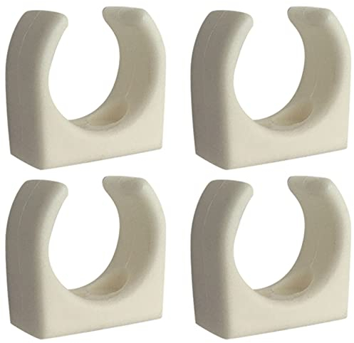 4 Stück Nylon-Leiter-Clip, Bootshaken, Clip für Größe 3,8 cm Durchmesser pro Set, UV-Marine-Zubehör, Yachtboot,