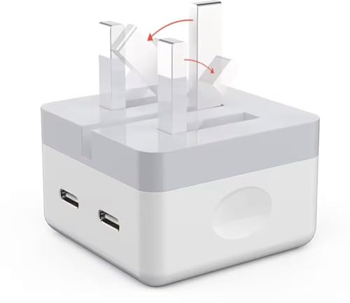 Dual USB C To C Charger 35W Fast Charging for iPhone 16 15 14 13 12 Pro Max XS Plus Samsung Xiaomi USB Type C Fast Charger Wall Adapte