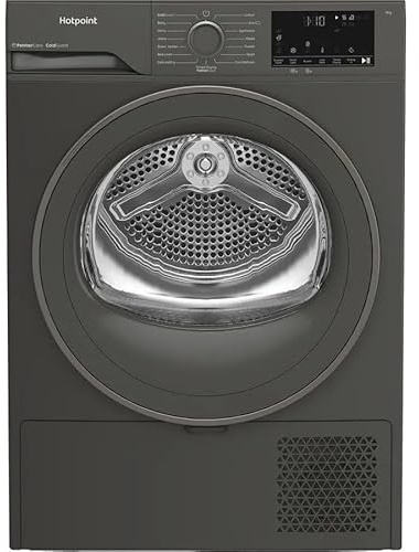C HSD 82M GG UK PetHairCare 8kg Heat Pump Tumble Dryer – Dark Grey, Energy Efficient, Anti-Allergy, Sensor Drying, Quiet Operation, Large Capacity Dryer
