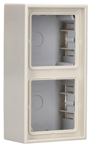 AP-Kappe 2-fach ws angeformter Rahmen LS 582 A W 4011377048690 Jung