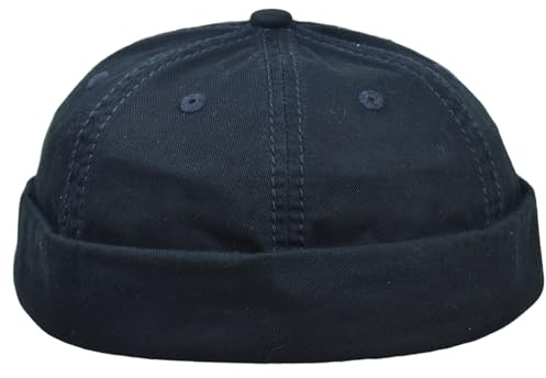 Balke Docker Cap | Haube aus reiner Baumwolle | Stone Washed Look | Einheitsgröße verstellbar | Sommer / Winter